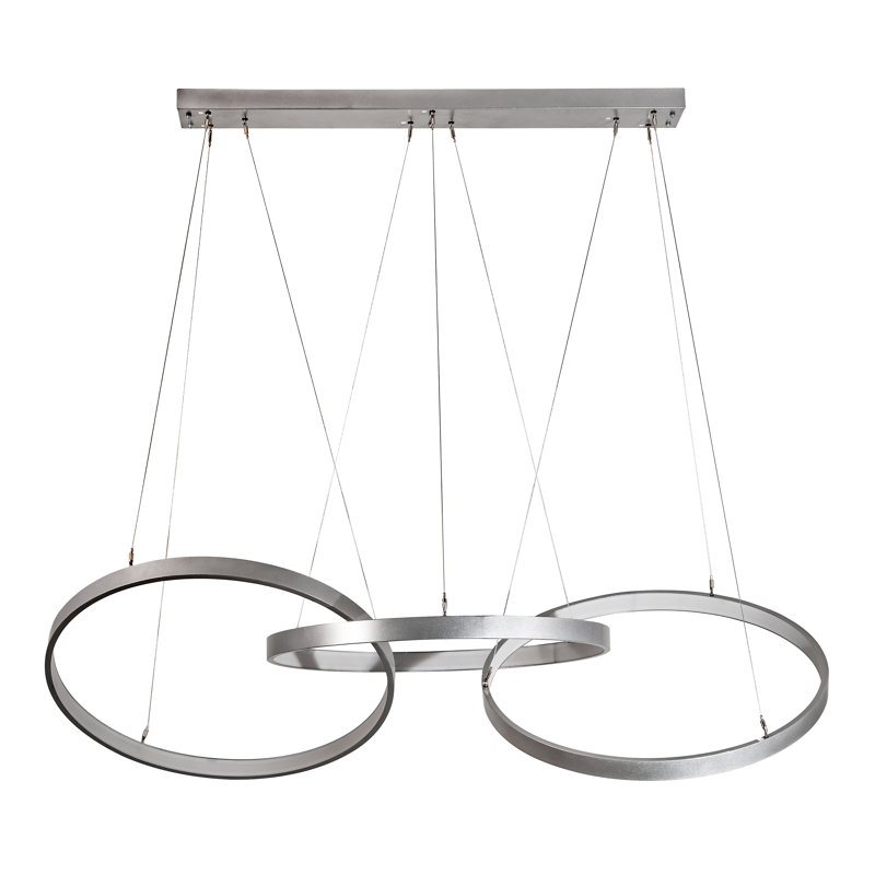 Luminaire suspendu géométrique à DEL unique