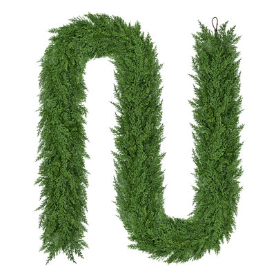 Guirlande artificielle de sapin de 2,74 m x 25,4 cm