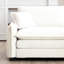 Beige velours côtelé 3 lits avec: style moderne pour la décoration intérieure confortable: repose-pieds avec repose-pieds
