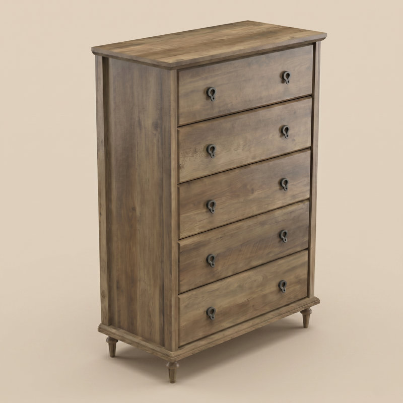 Commode 5 tiroirs Aleana
