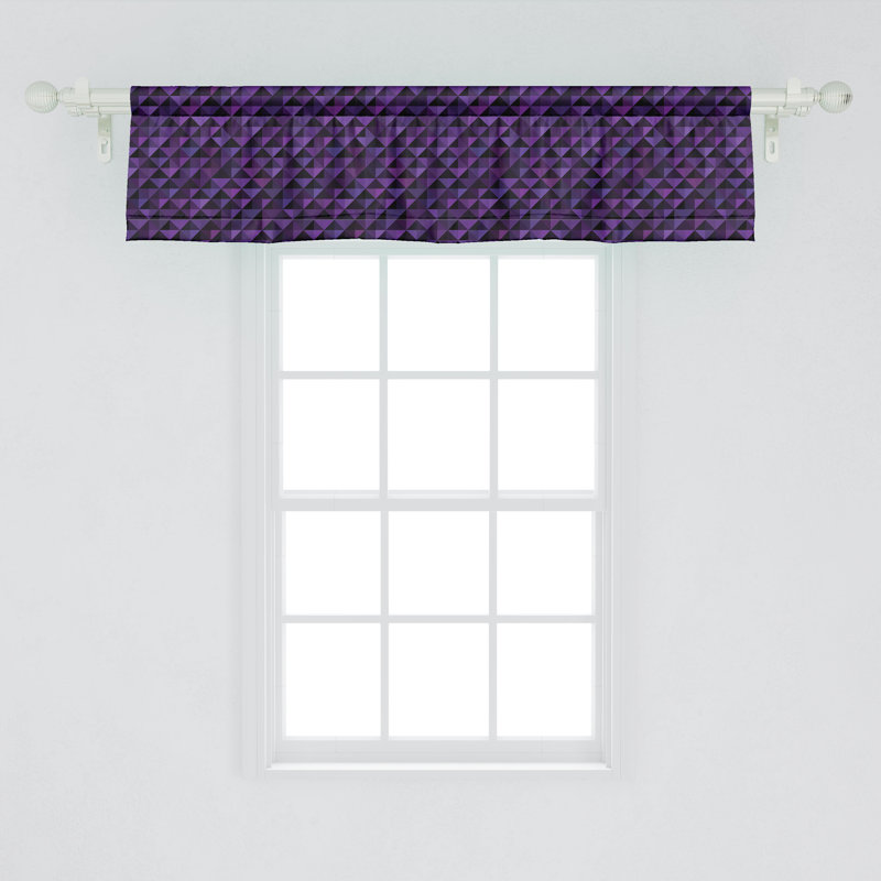 Ensemble de 2 cantonnières et triangles Ambesonne, L 42 po x L 12 po