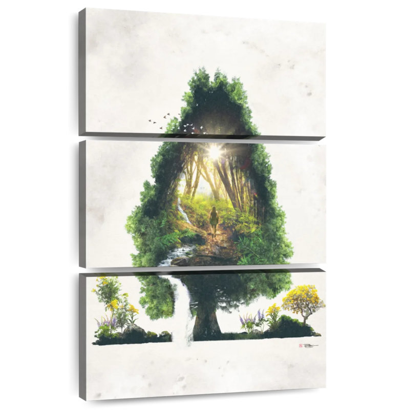 Kelan Road Not Taken, 38" H x 24" W