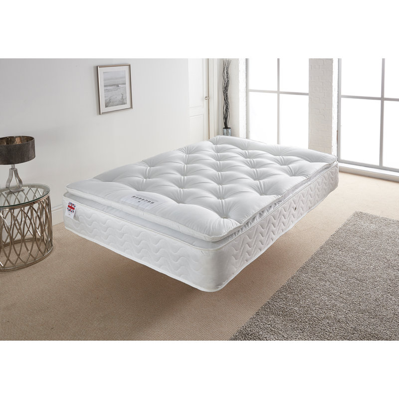 Wayfair Sleep Pillow Top Open Coil Mattress, Double (4'6)