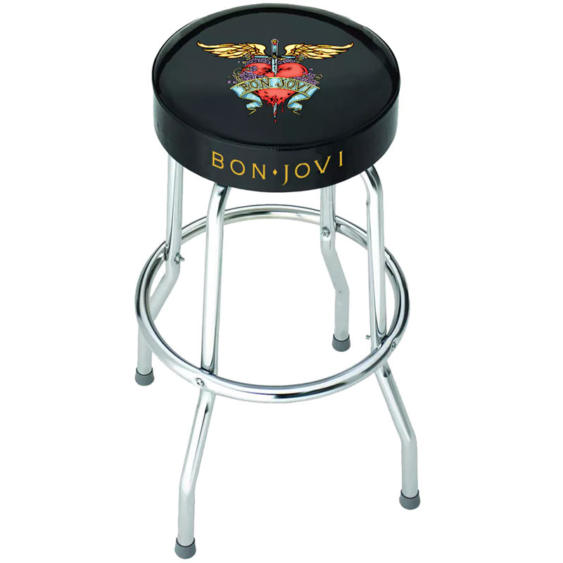  SIÈGE DE TABOURET DE BON JOVI DAGGER NOIR / NOIR