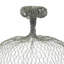 Iron Wire Cloches with Round Base  Set of 2  Gray