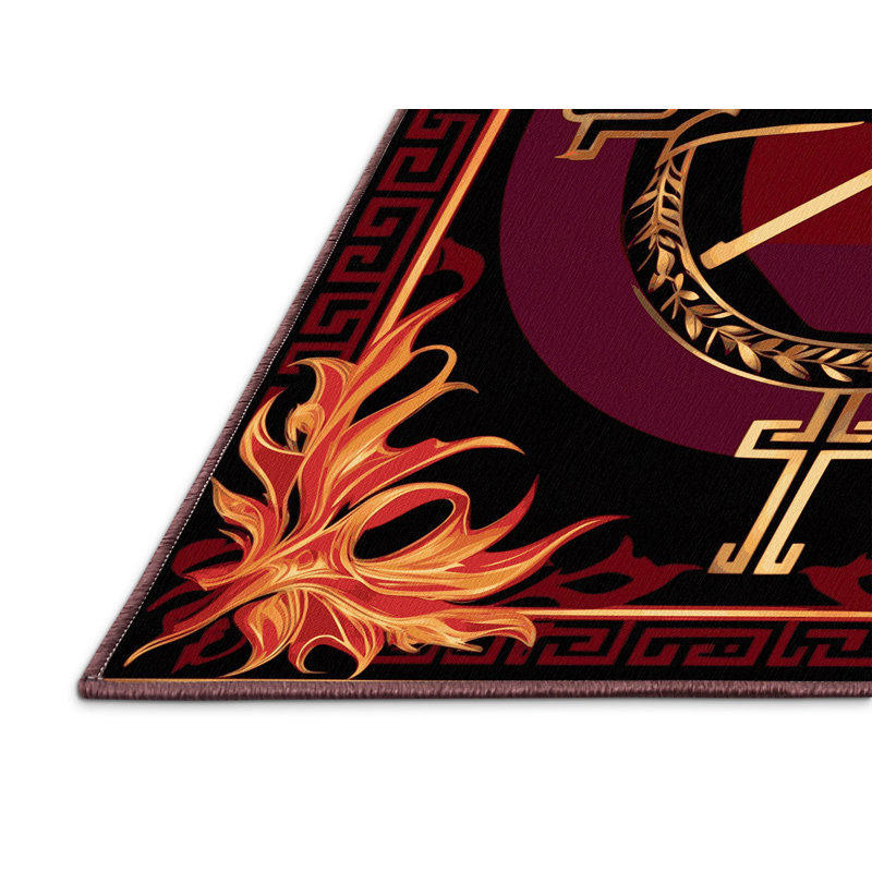 Celestial Brocade Rug, Square 3'