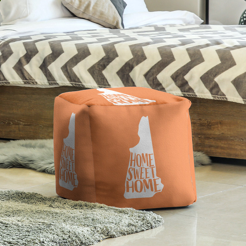 Repose-pieds à cubes new hampshire the home, Orange