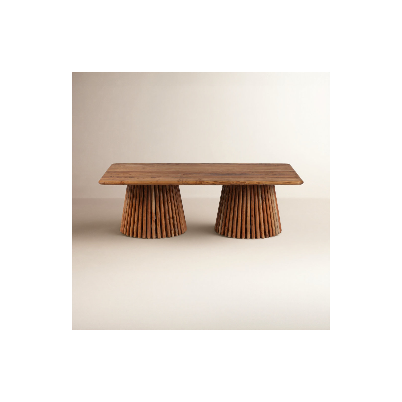 Roanne Solid Wood Single Coffee Table, Natural