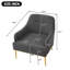 Fauteuil d'appoint Virelli Modern Chenille-1675135910