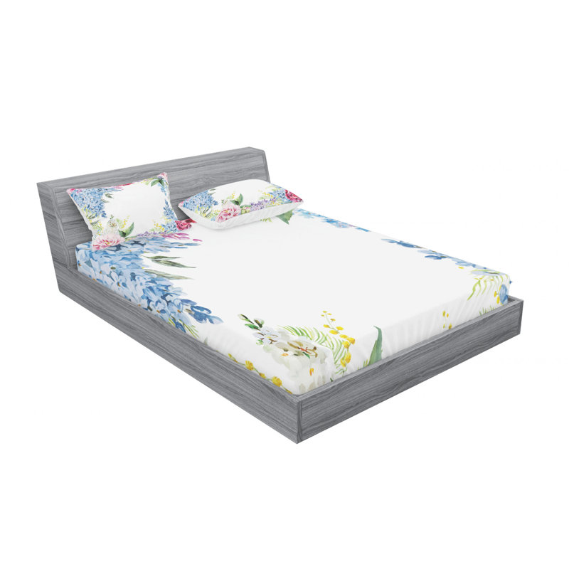 Microfiber Floral Sheet Set