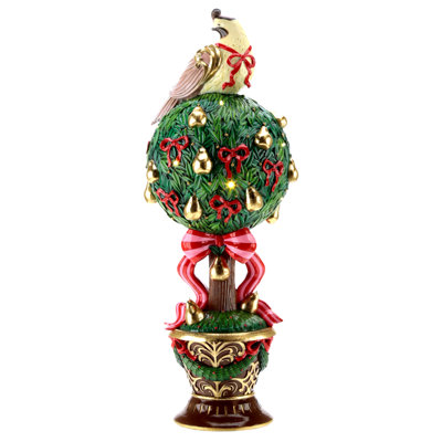 Partridge In A Pear Tree Topiary - 18 Inches