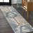 Jasian Abstract Glam Botanical Machine-Washable Cream/Multi Rug-858925618