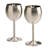 Aulay 6.75oz. Stainless Steel Wine Glass Set