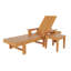 Ensemble de chaises longues inclinables 75,5 "avec table Joubert-88605724