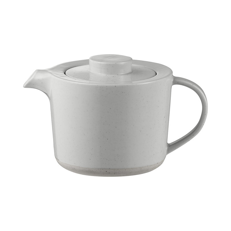 Sablo Teapot With Filter, Bone