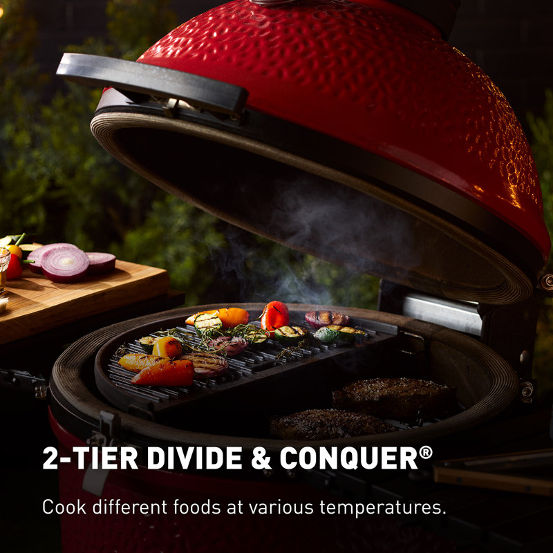 Kamado Joe 46.5" Kamado Charcoal Grill with Side Shelves