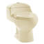 Toilette allongée monobloc à double chasse, soit 1,1 et 1,6 gallon par chasse Château-44638029