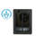 WSC WALL HTR 120V 1500-750W W/ SP STAT & GRILL BLACK