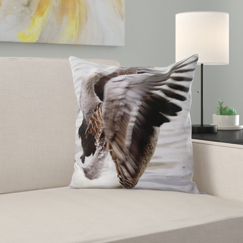 Coussin décoratif d’oie sauvage