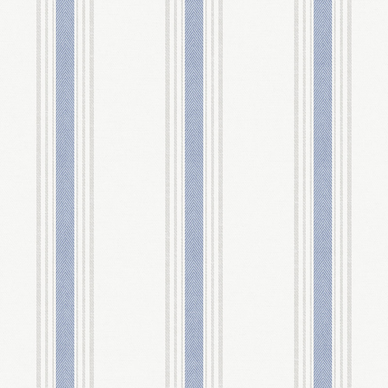 Rouleau de papier peint 33 pi x 21 po Spring Blossom, Bleu
