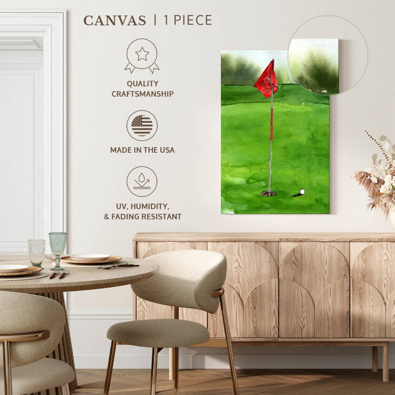 Tee Off Time I, 45" H x 30" W
