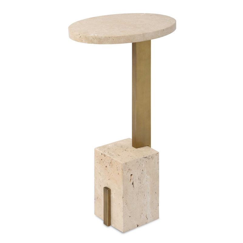 Table d'appoint Uttermost Feranno Travertine