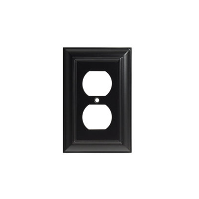 Impressions 1-Gang Duplex Outlet Wall Plate
