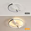 Modern 48cm Dimmable LED Aluminium Flush Mount Ceiling Light With Remote