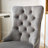 Cream W26.4 Inch Wider Seat Office Chair, Artificial Rabbit Hair Home Office Chair, With Metal Base, Adjustable Desk Chair Swivel Office Chair, Vanity Chair-1904268406
