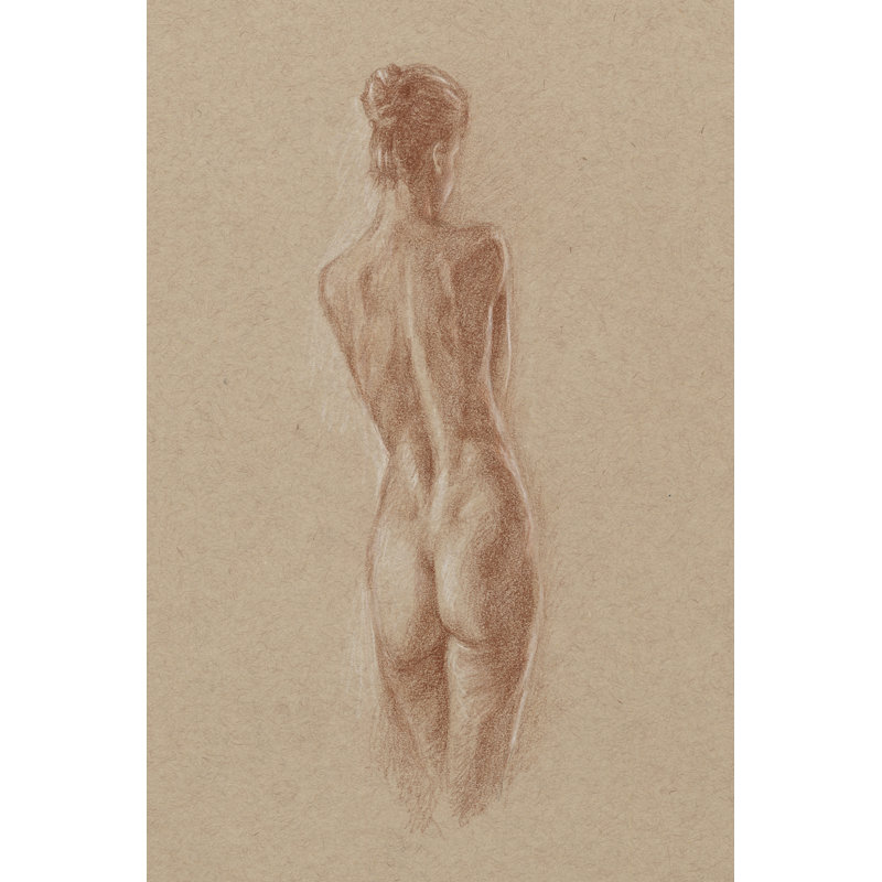 Standing Figure Study II by Ethan Harper - Wrapped Canvas Art Prints, 46cm H x 30cm W x 3.8cm D