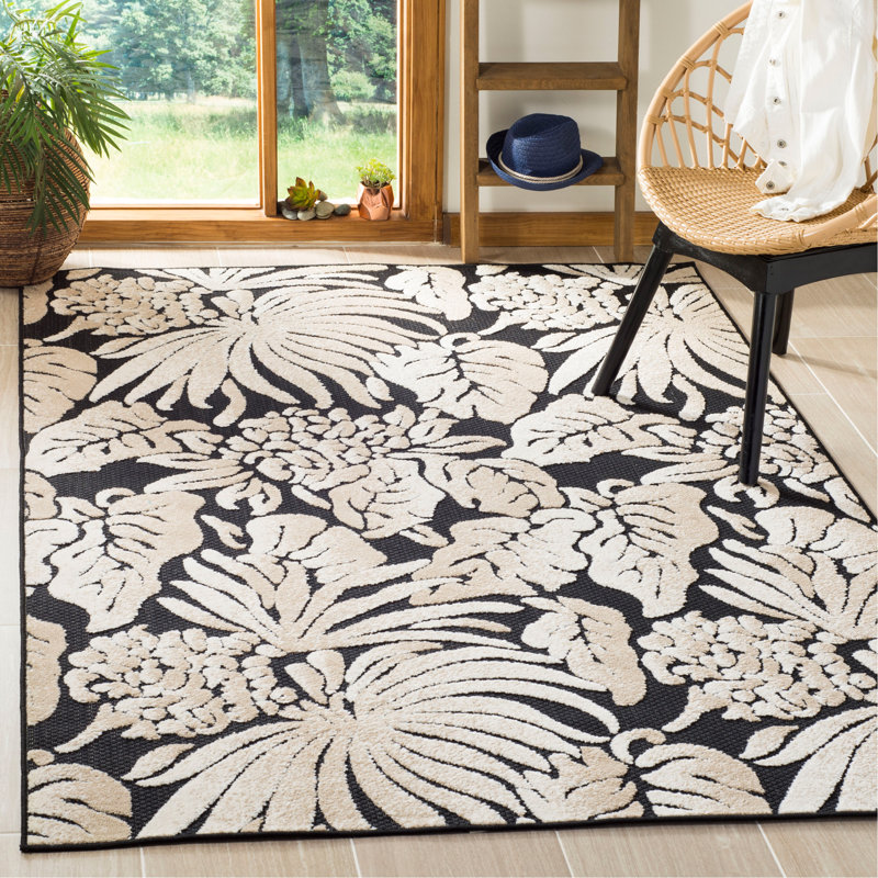 Tapis floral Forde Performance, Rectangle 6 pi 7 po x 9 pi 6 po
