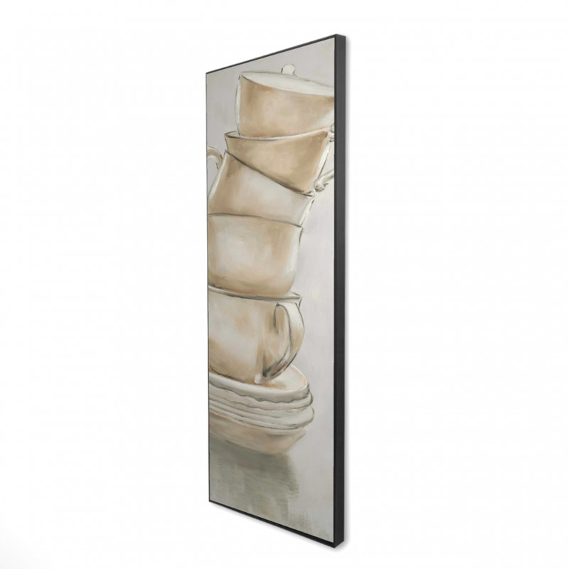 Contemporary Coffee Mugs Canvas | Kitchen Wall Art Decor