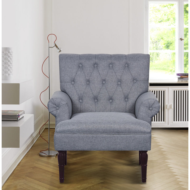 Fauteuil Schleicher, Lin gris pâle