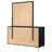 Bierly 6-drawer Dresser with Mirror Black-738043656