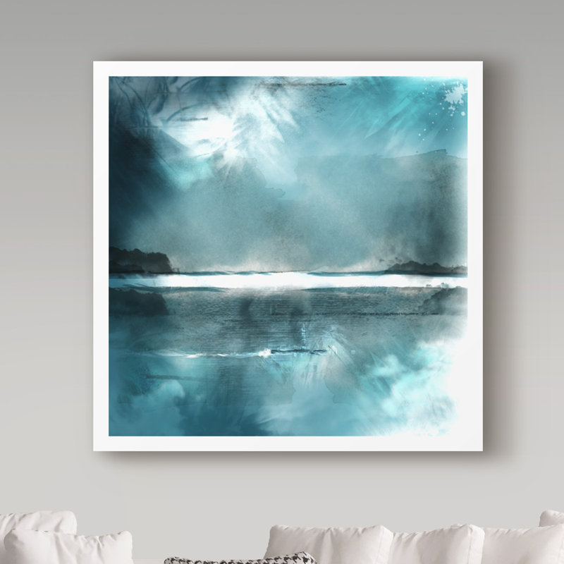 «The Gathering Storm Watercolor» par Heffington, impression sur toile tendue, H 18 po x l 18 po x P 2 po