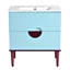 Ensemble de meuble-lavabo avec lavabo en céramique 30 po