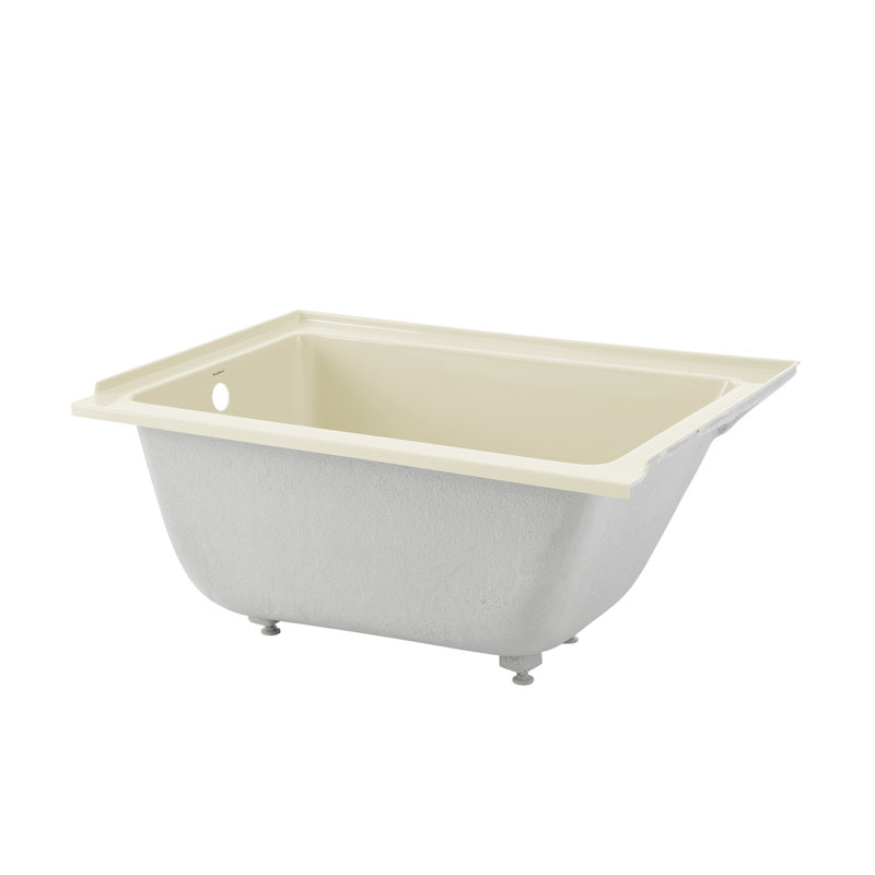 Voltaire 48" x 32" Alcove Bathtub, Left, Bisque