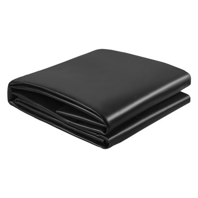 Pond Liner 15 x 15 ft, 45 Mil, EPDM Rubber Fish Koi Pond Liner and Underlayment Combo, Easy to Cut, Durable & Leakproof, for Outdoor Ponds, Water Garden, Waterfall, Fishpond, Fountains, Black