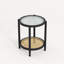 Table basse en rotin avec plateau en verre Bay Isle Home-1457620357-1458726306