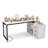 Makeup Vanity With 3 Drawers, Shelf Storage And Power Outlet
