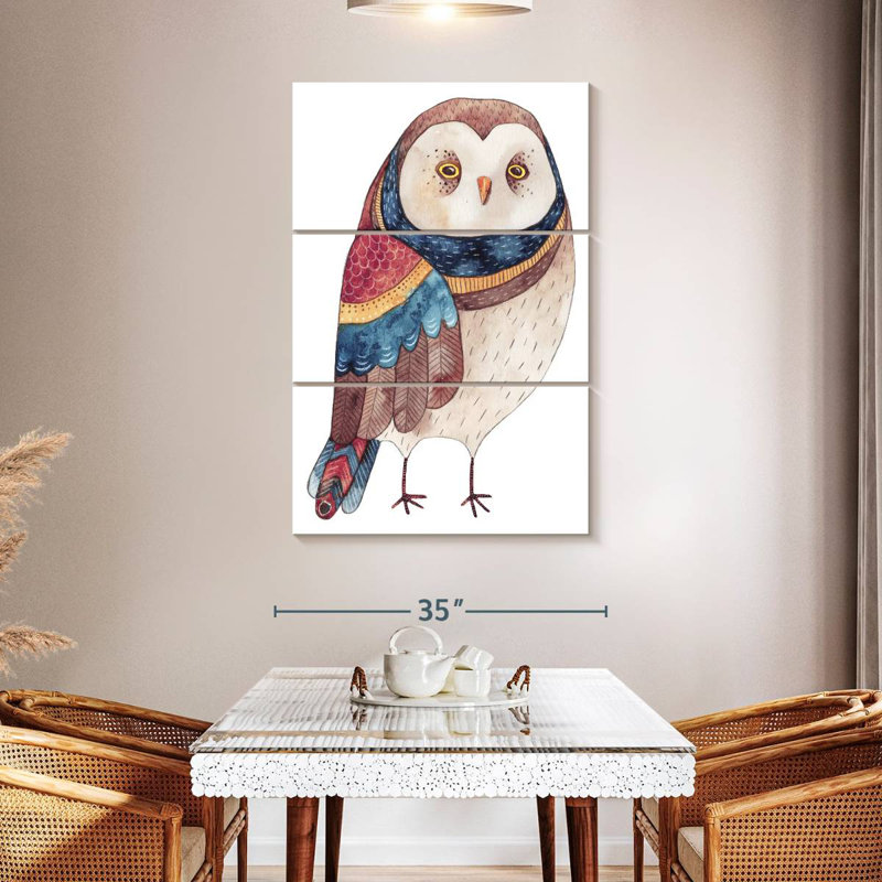 Brampt Odd Owl, 50" H x 32" W