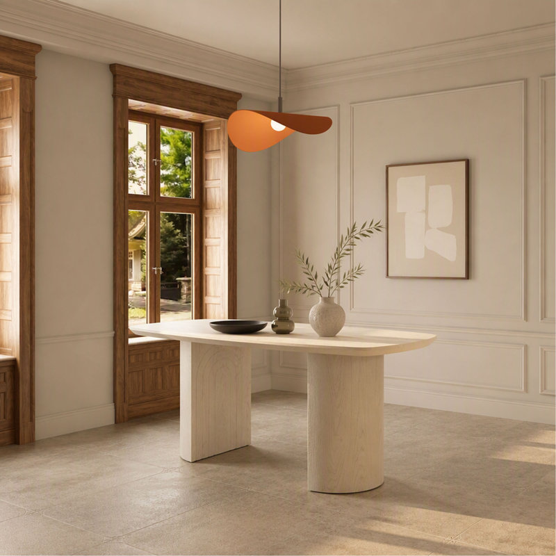 70.8 Inch Solid Wood Dining Table