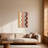 Abstract Chevron Pattern With Warm Earth Tones