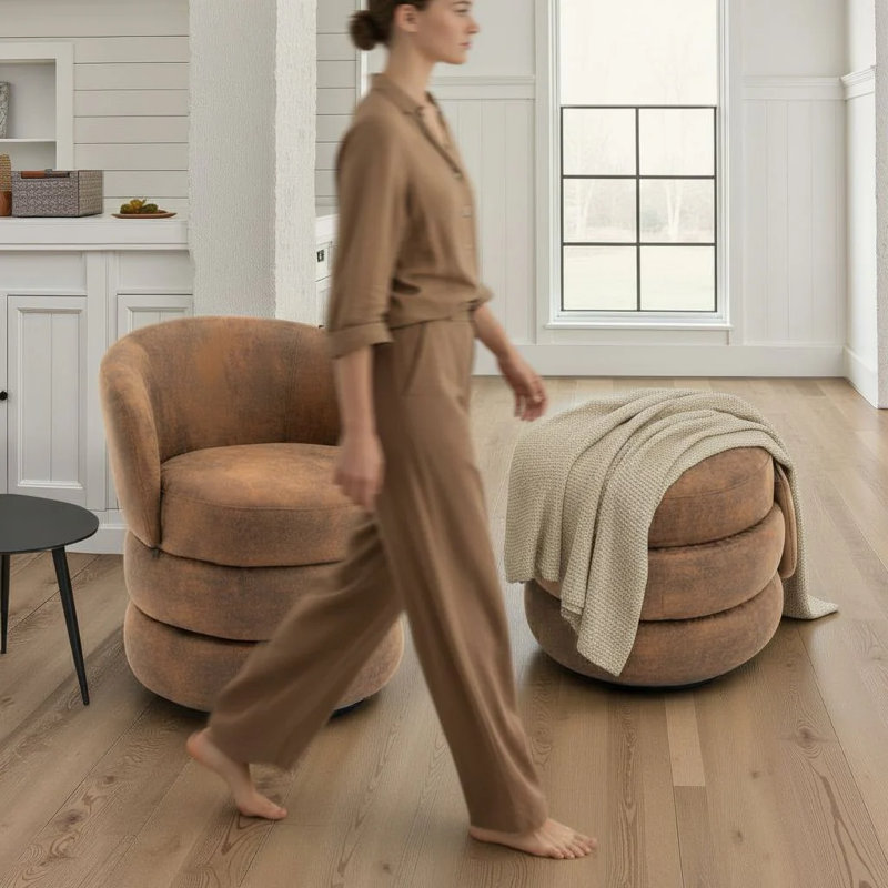 Tilly Swivel Barrel Chair