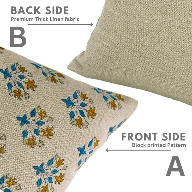 Housse de coussin Fabividine, H 22 po x l 22 po