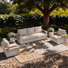 Ensemble de conversation d'extérieur 5 personnes avec chaises pivotantes Guildford