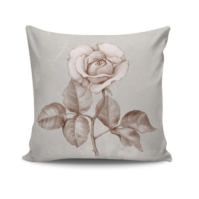 Housse et insert de coussin carré en mélange de coton Cederick