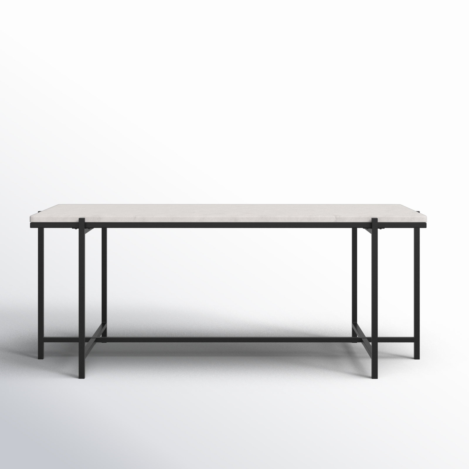 Rodney 46" Genuine Marble Coffee Table