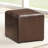 Amiya Faux Leather Ottoman-32454934
