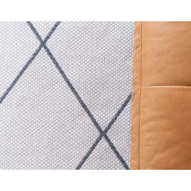 California Cotton Abstract Indoor Rug, Runner 2'2" x 7'4"